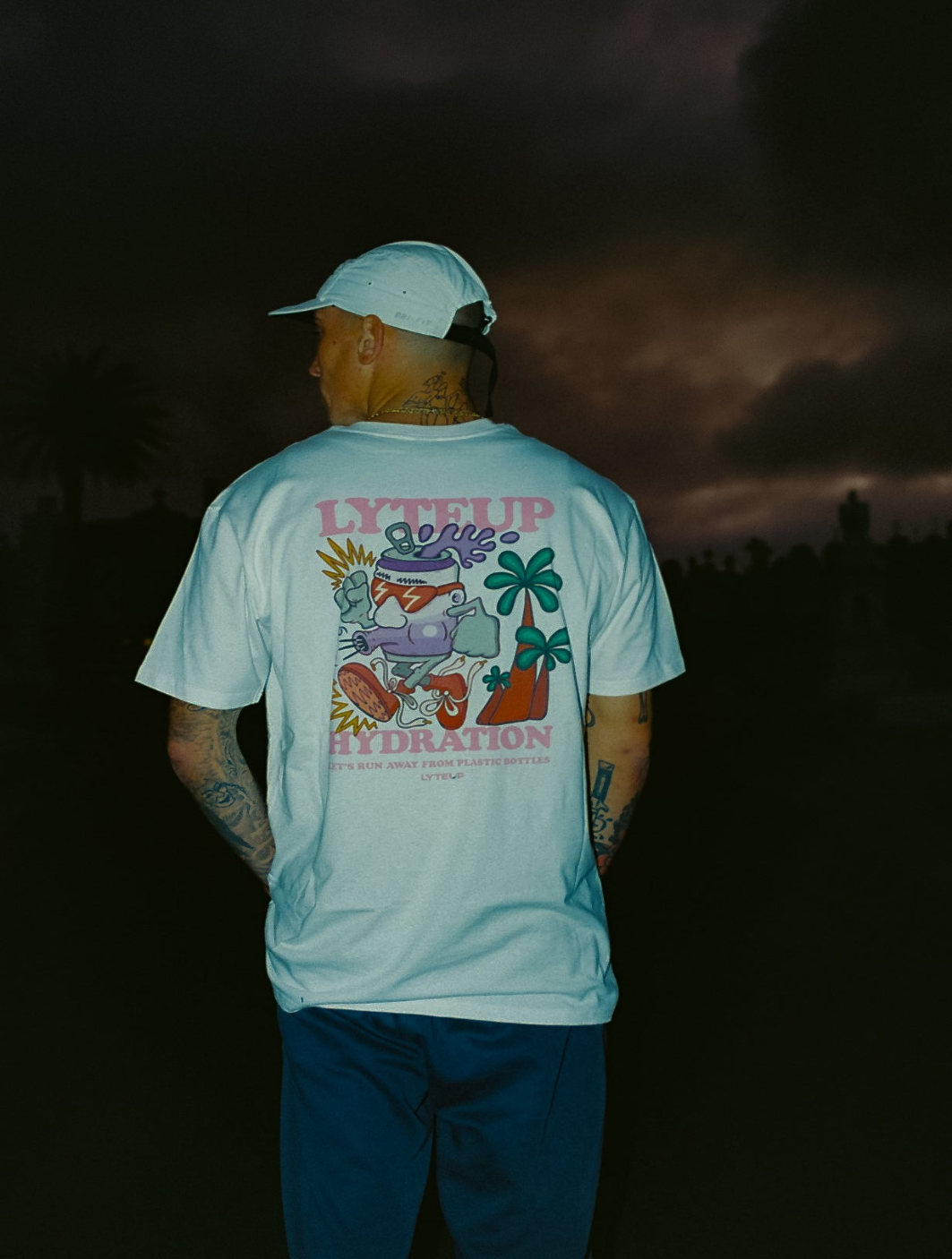 Run Away From Plastic Bottles T-Shirt