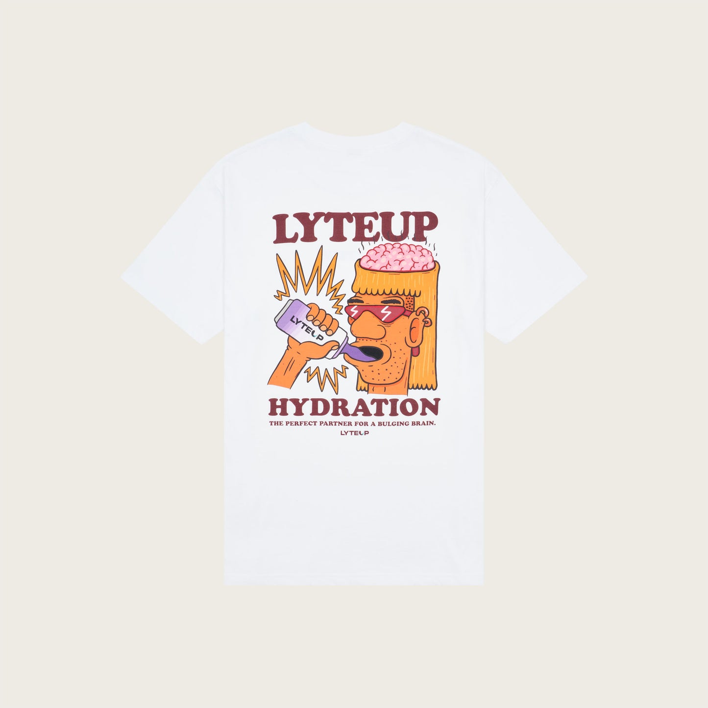 Sizzle Brains T-Shirt - Tanned Earth